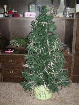 Vánoční stromeček 80cm umělý se skleněnými vlákny