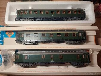 H0 Roco set 3x rychlíkové vozy Hecht DB v orig.obalech