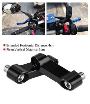 rozšíření zrcátek na motorku - sada 2ks