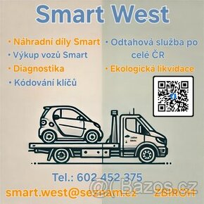 Nabizím náhradní dily pro Smart Fortwo 450 a Forfour