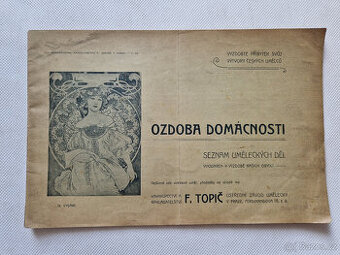 Katalog Topič Ozdoba domácnosti umělecká díla Alfons Mucha +