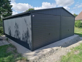 Plechová garáž 6x5 - 1