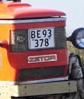 Přední maska na Zetor