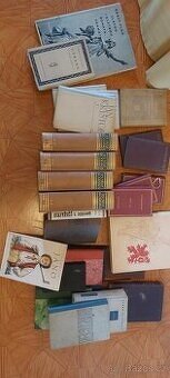 Staré knihy, krabice cca 30ks