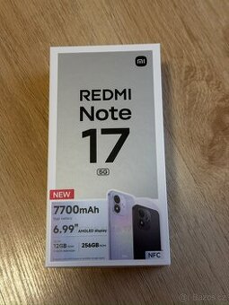 Xiaomi Redmi Note 17 5G 256 GB Černá NOVÝ