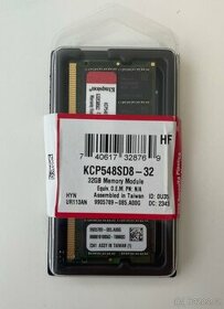 Kingston KCP 32GB DDR5 4800 CL40 SO-DIMM