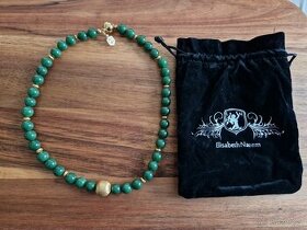 Nový krásný zelený náhrdelník Elisabeth Naeem