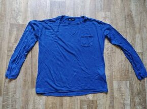 Modré tričko Sinsay - 1