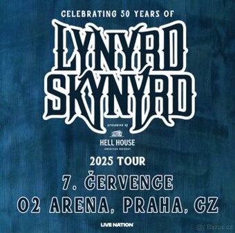 LYNYRD SKYNYRD, VIP KLUBOVÉ PATRO 7.7.2025 O2 ARENA