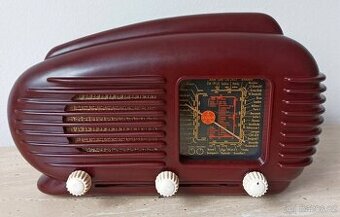 Art Deco starožitné rádio Talisman, krásný stav, plně funkčn - 1