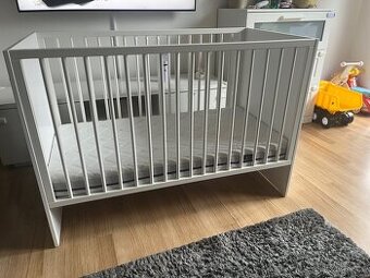 Dětská postýlka Klupś TINO STARS + Prémiová Träumeland Butt