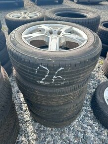 4x originální alu Nissan + letní pneu Tomket