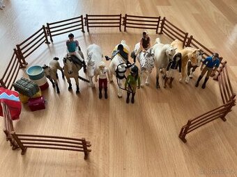 Schleich koně - set 1