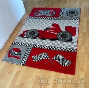 Dětský koberec s motivem formule 170x120 - 1