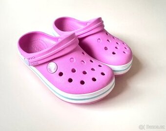 Dívčí nazouváky Crocs, vel. C10 /27-28/