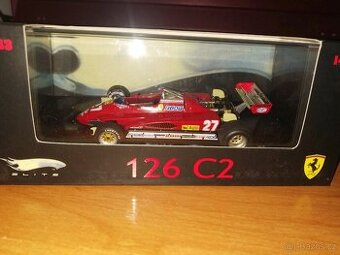 F1 Ferrari 126 C2 #27 Gilles Villeneuve 1982 Hot Wheels 1:43