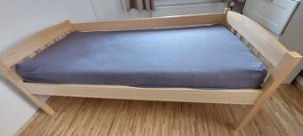 Postel 90x200 masiv smrk