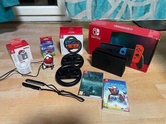 Nintendo switch s bohatou výbavou