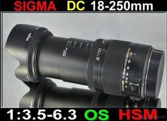 pro Canon - Sigma DC 18-250mm 1:3.5-6.3 HSM OS