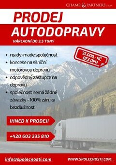 Prodej nákladní dopravy - do 3,5 tuny