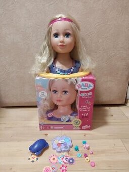 česací hlava zn.Baby Born...50,- balíkovna