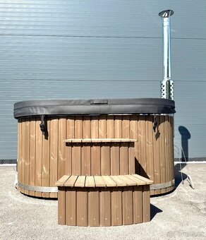 Čtvercová vířivka Marble, mramor modrá