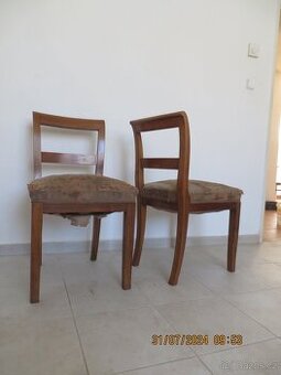 2 Židle Biedermeier na renobvace