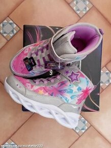 Kotníkové svítící boty Skechers -  35, 36