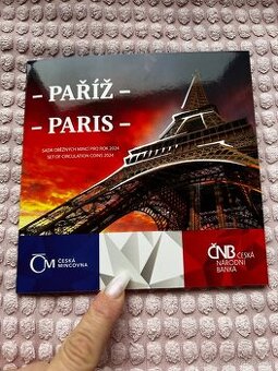 Sada oběžných mincí 2024 Paříž stand