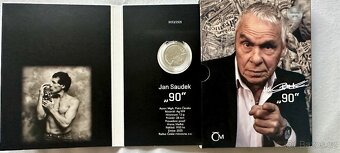Stříbrný groš Jan Saudek 90
