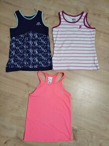 Sportovní tílka vel.134-140