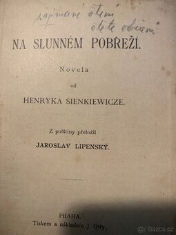 Na slunném pobřeží – Henryk Sienkiewicz (staré vydání J. Ott