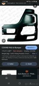 Nárazník MB Actros MP3 levý