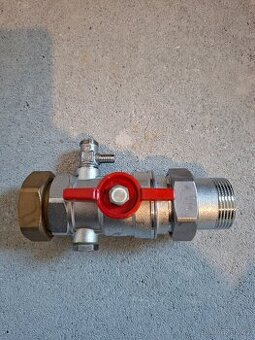 Kulový kohout motýlek s vypouštěním 1 1/4"