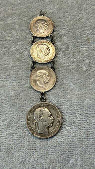 Stříbrné mince Set 4 ks 1830-1916 (Ag 835)