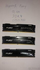 HyperX Fury 12 GB (3x 4GB paměti) DDR4 2133 MHz