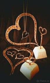 Kovaná srdíčka-srdce k Valentýnu