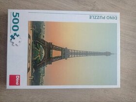 Puzzle Dino Eiffelovka za soumraku - 1