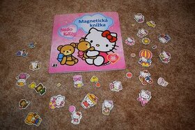 Kniha, Magnetická knížka Hello Kitty + magnetky