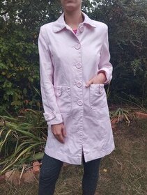 Dámský elegantní jarní růžový kabátek FOR GIRLS - 1
