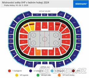 FIN - SUI - IIHF 2x ticket - 21.5. 20:20, 02 Arena Prague