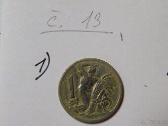 ČSR - 1 Kčs - 1