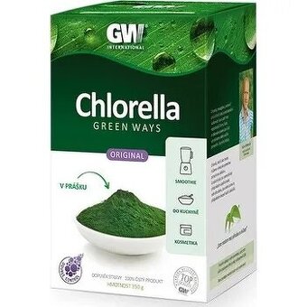 Chlorella Bio prášek 350 g Green Ways