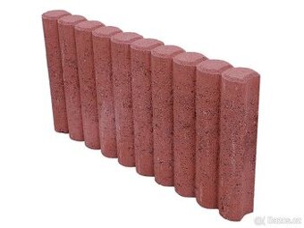 Použitá Palisáda Paso mini blok 42 ks - červená 50x6x25cm