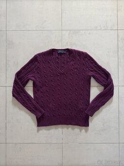 Ralph Lauren Polo fialový svetr - 1