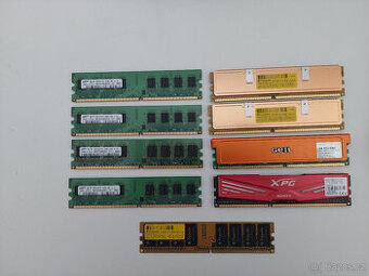 DDR2, DDR3 ruzné - vis popis