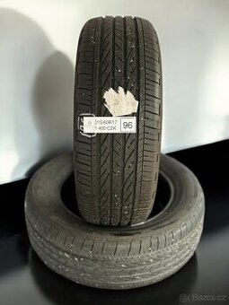 Zánovní letní pneumatiky Bridgestone 215/60r17 - 1