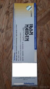 Iron Maiden Praha 31.5.2025 - prodám se slevou
