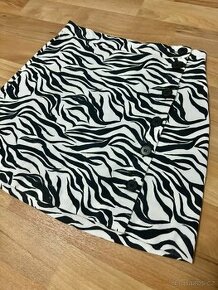 Černobílá sukně H&M vel. 36 - 1