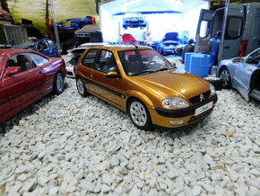 model auta Citroen Saxo VTS oranžová farba Otto mobile 1:18